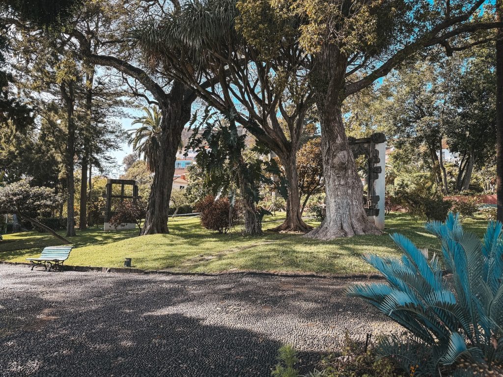 Der Garten des Museums Quinta das Cruzes