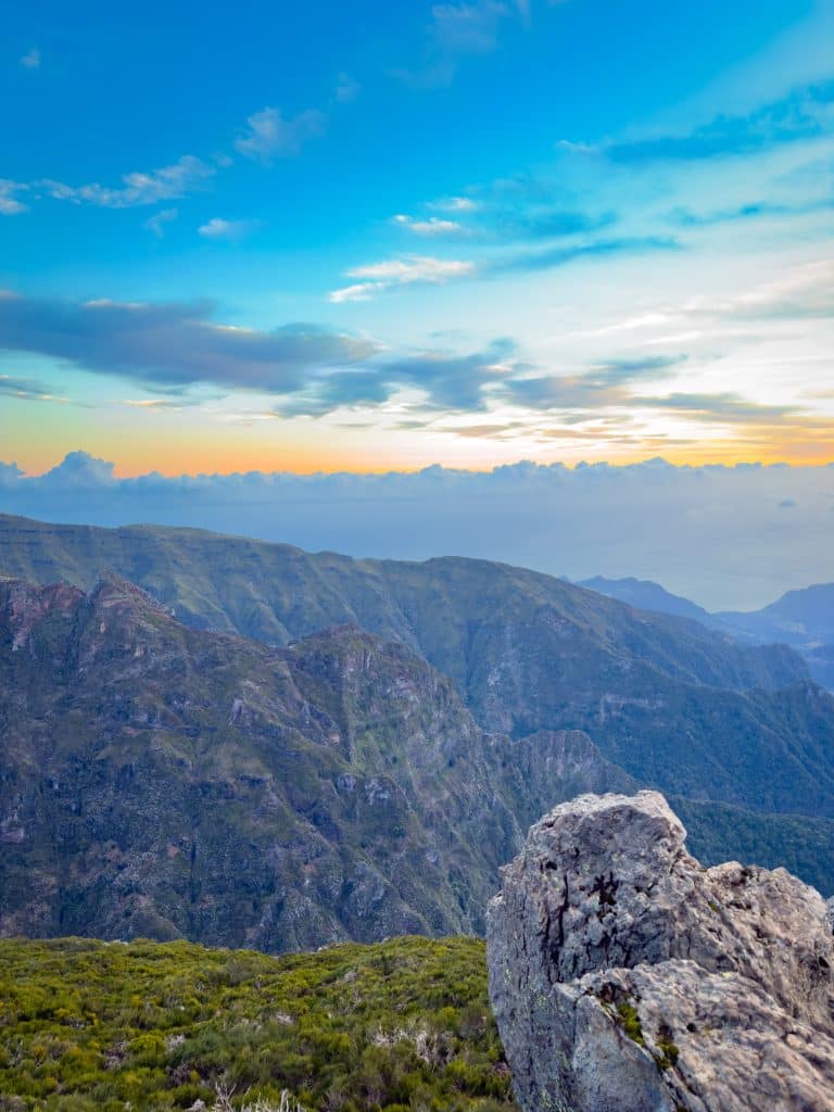 Sonnenaufgang auf dem Pico do Arieiro