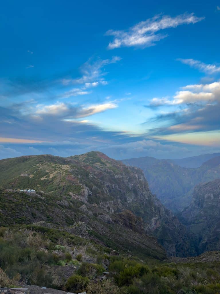 Sonnenaufgang auf dem Pico do Arieiro