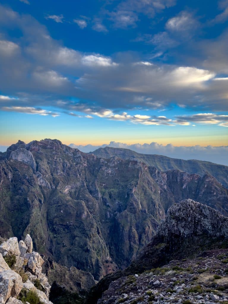 Sonnenaufgang auf dem Pico do Arieiro