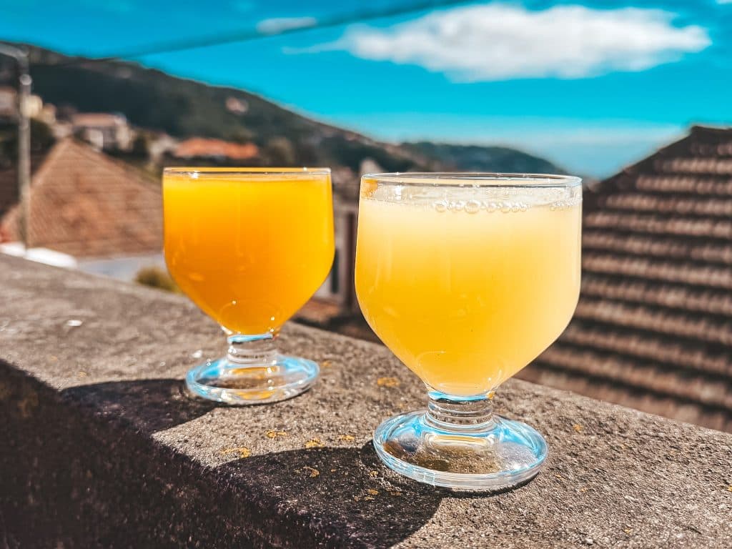 Poncha im Monte Palace auf Madeira